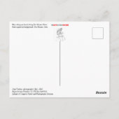 Zitten door de rivier briefkaart (Achterkant)