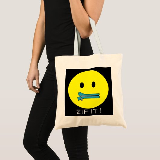 "Zitten het FACE-CANVAS TAS (Voorkant (product))
