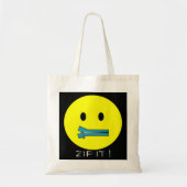"Zitten het FACE-CANVAS TAS (Voorkant)