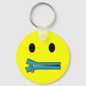 "Zitten het FACE-SLEUTELHANGER Sleutelhanger (Voorkant)