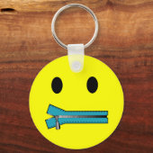 "Zitten het FACE-SLEUTELHANGER Sleutelhanger (Voorkant)