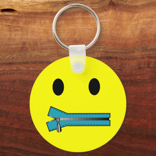 "Zitten het FACE-SLEUTELHANGER Sleutelhanger (Voorkant)