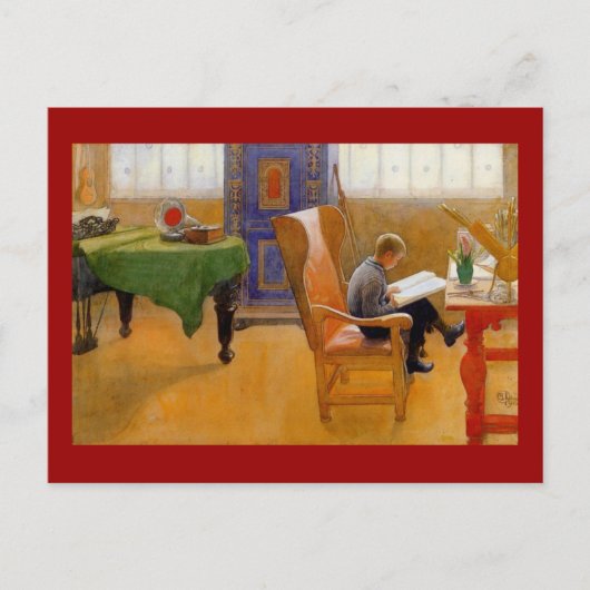 Zitten in de stoel van de voorzitter briefkaart (Voorkant)