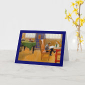 Zitten in de stoel van de voorzitter kaart (Gele Bloem)