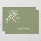 Zitten in een Boom Weddenschap Kaart (Voorkant / Achterkant)