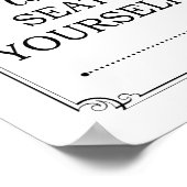 Zitten jullie zelf grappige badkamer? poster (Hoek)