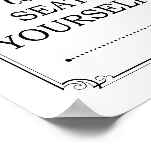 Zitten jullie zelf grappige badkamer? poster (Hoek)