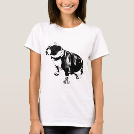 Zitten met verdiende kalmte t-shirt