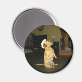 Zitten  of Tv-dachshund bekijken Magneet (Voorkant / Achterkant)