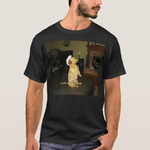 Zitten of Tv-dachshund bekijken T-shirt