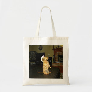 Zitten of Tv-dachshund bekijken Tote Bag
