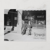 Zitten op Main Street Briefkaart (Voorkant)