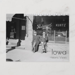 Zitten op Main Street Briefkaart