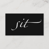 Zitten: Pet Sitter, Baby Sitter Visitekaartje (Voorkant)