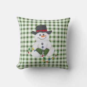 Zitten Snowman Pillow Kussen