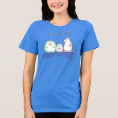 ZITTEN VAN Sandra Boynton Tri-Blend Shirt (Voorkant)