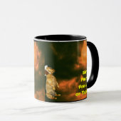 Zitten  voor veel behandelingen mok (Voorkant rechts)