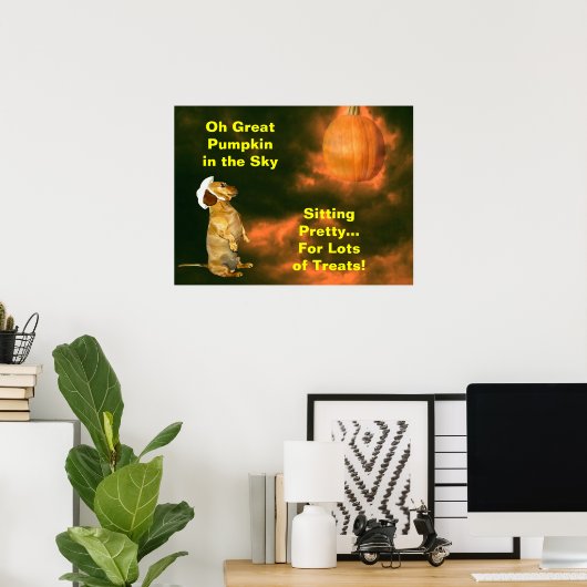 Zitten voor veel Poster van de Behandeling (Thuiskantoor)