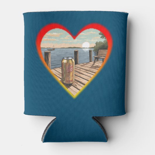 Zittend bij het Dock van de Baai Blikjeskoeler (Voorkant)