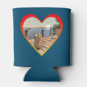 Zittend bij het Dock van de Baai Blikjeskoeler (Achterkant)