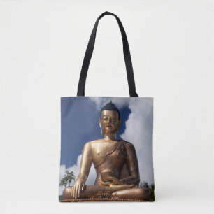 Zittend Boeddhabeeld Tote Bag