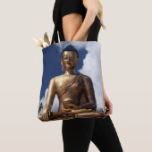 Zittend Boeddhabeeld Tote Bag (Dichtbij)