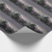 Zittend Buffalo Kunstwerk Wrap Papier (Hoek)