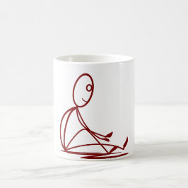 Zittend op de grond Mok