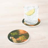 Zittend  voor veel traktaties Onderzetter (Zijkant)