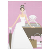 zittend vrijgezellenfeest klembord (Achterkant)