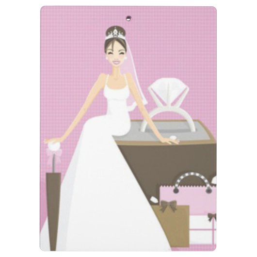 zittend vrijgezellenfeest klembord (Achterkant)