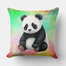 Zittende Baby Panda