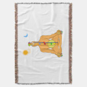 Zittende Chakras Deken (Voorkant Verticaal)