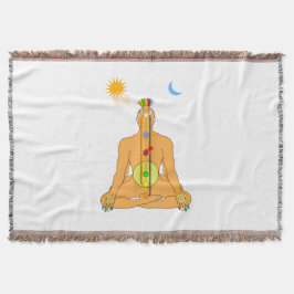 Zittende Chakras Deken