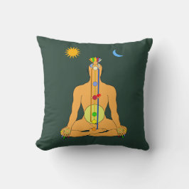 Zittende Chakras Kussen