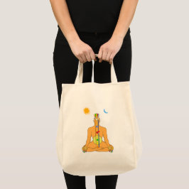 Zittende Chakras Tote Bag
