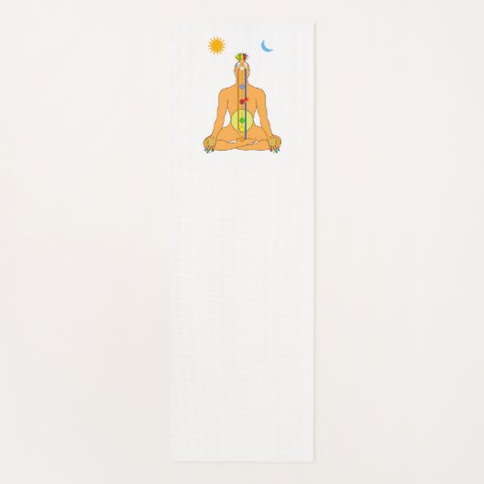 Zittende Chakras Yogamat (Voorkant)