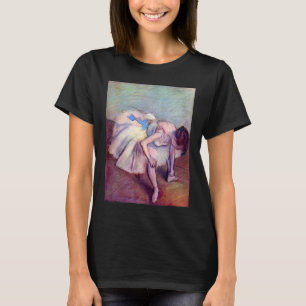 Zittende danseres van Edgar Degas, vintage balletk T-shirt