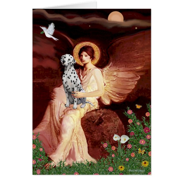 Zittende engel - Dalmatisch (Voorkant)