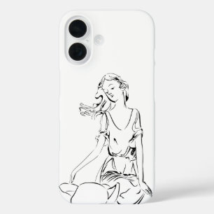 Zittende fee... iPhone 16 hoesje