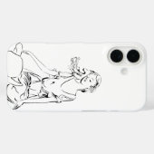 Zittende fee... Case-Mate iPhone case (Achterkant (horizontaal))