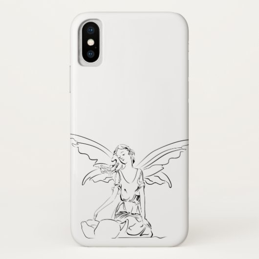 Zittende fee met vleugels... Case-Mate iPhone case (Achterkant)