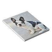 zittende Franse bulldog Notitieblok (Schuin)