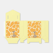 Zittende Giraffe Bedankdoosjes (Uitgevouwen)