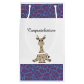 Zittende Giraffe Klein Cadeauzakje (Voorkant)