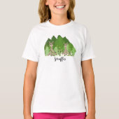 Zittende Giraffen T-Shirt (Voorkant)