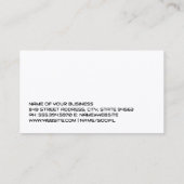 Zittende grasmaaier | Gras Visitekaartje (Achterkant)