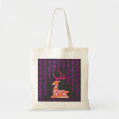 zittende hert tote bag (Voorkant)