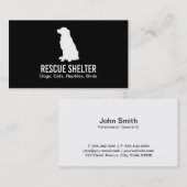 Zittende Hond | Dierenarts Visitekaartje (Voorkant / Achterkant)