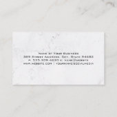 Zittende hond | Schudpoot Visitekaartje (Achterkant)